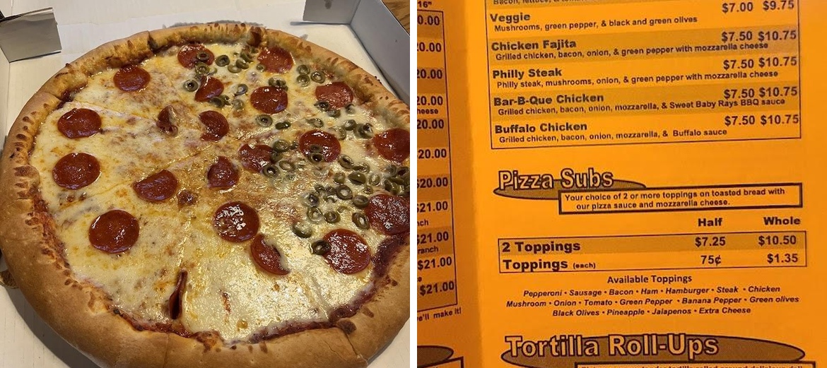 Ten Pin Pizza & Subs Menu